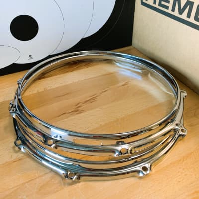 Snare Drum Stick Saver S-Hoops 14" 10-Lug 3mm, Pair - Chrome over Steel image 4