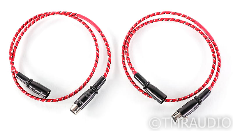 DH Labs Silver Sonic Revelation XLR Cables; 1m Pair Balanced Interconnects  | Reverb