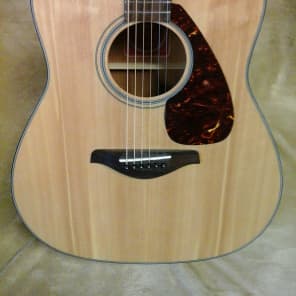 Yamaha FG-700MS Acoustic Guitar Blonde | Reverb