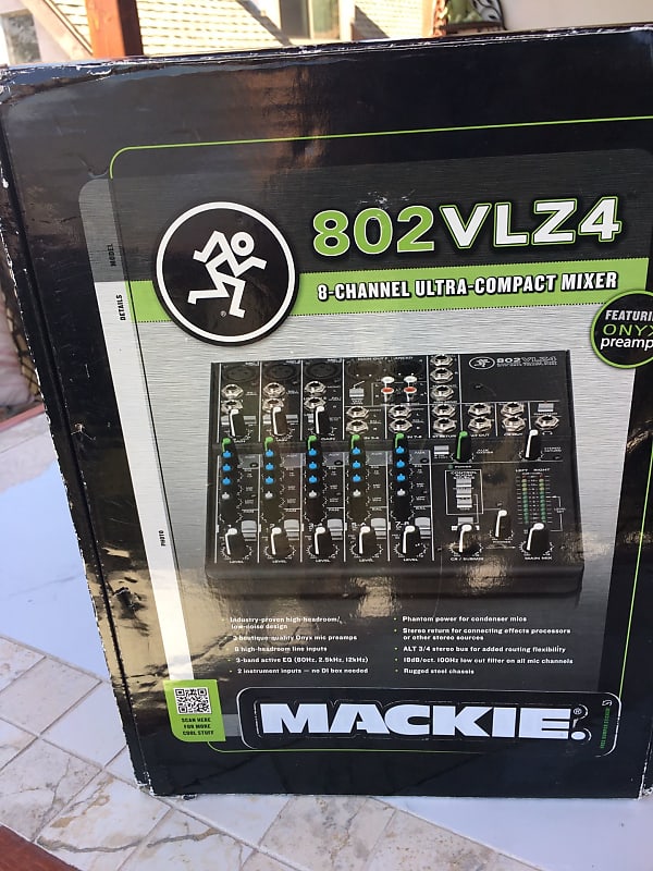 Mackie 802VLZ4 8-Channel Mic / Line Used Once 8Ch Pro & Studio Quality Grade Stereo Mixer image 1
