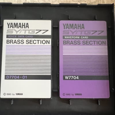 Yamaha SY/TG77 brass section sound card set