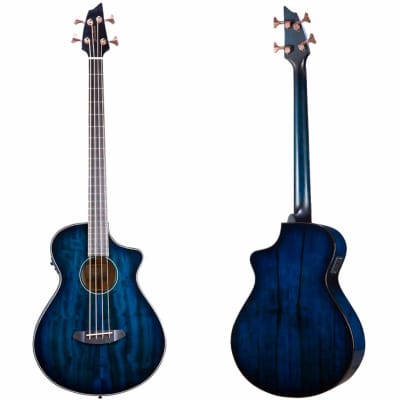 Breedlove Pursuit Exotic S Concert Twilight CE All Myrtlewood Limited Edition Acoustic Bass Guitar image 1