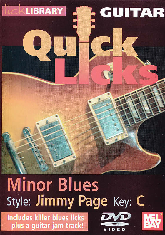 Lick Library Quick Licks - Minor Blues in the Style of Jimmy Page DVD image 1