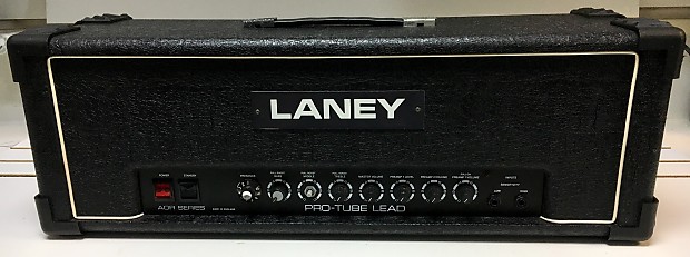 1980s Laney Vintage AOR Series Pro Tube 50 Guitar Amp Head Black