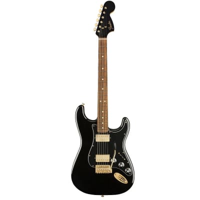 Fender FSR Mahogany Blacktop Stratocaster HHH | Reverb
