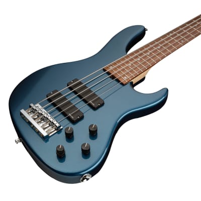 Sadowsky MetroLine 24-Fret, 5-String Modern Bass - Alder Body, Solid Dark Lake Placid Blue Metallic High Polish image 3