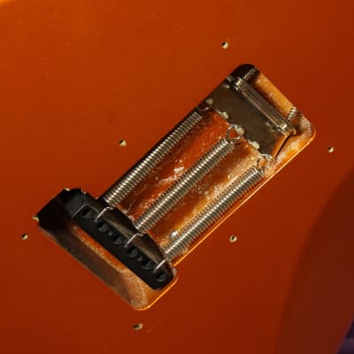 2023 Partscaster Strat-Style Electric Guitar Orange Fralins (VIDEO! Ready to Go) image 13