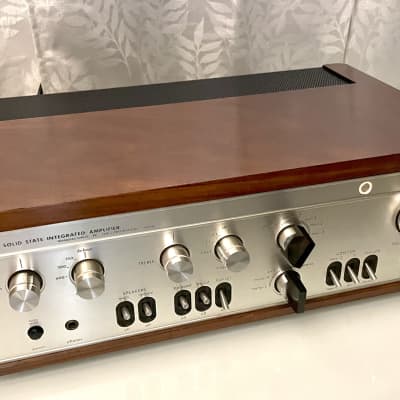 Vintage Rare Luxman SQ505X (30 WPC / 50 WPC) Integrated Amplifier - Rosewood+ Serviced + Clean image 4