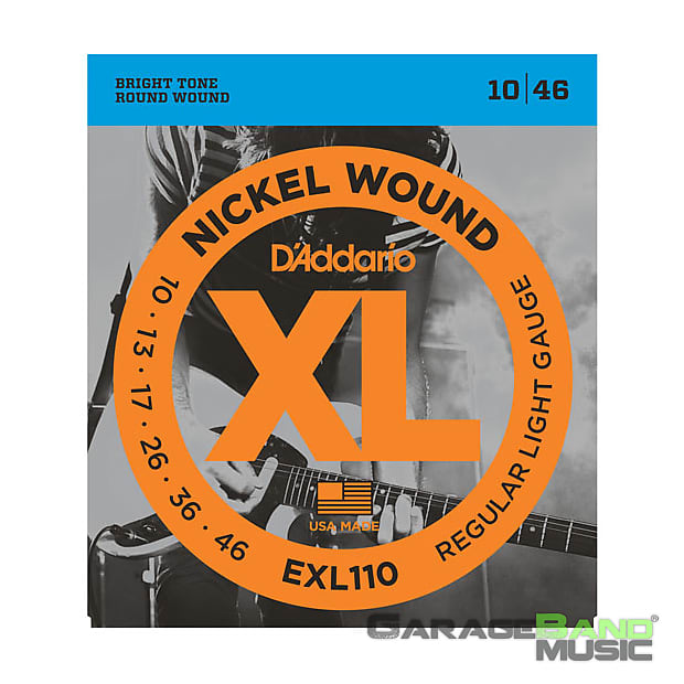 D'Addario EXL110 Nickel Wound, Regular Light, 10-46 image 1