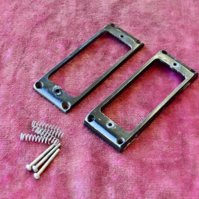 Vintage 1960's Epiphone Mini PAF pickup ring set - Sheraton, Coronet, Crestwood,Humbucker image 1