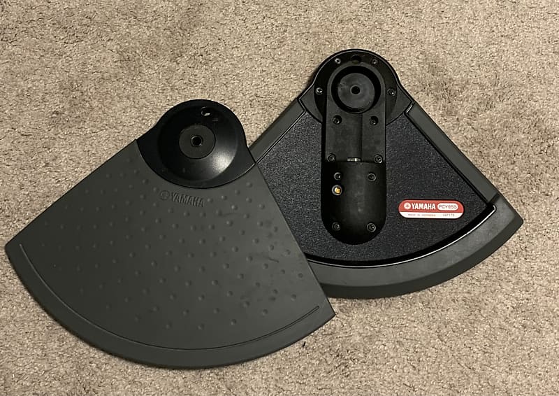 Yamaha (2) PCY65S Electronic Drum Trigger Cymbals Pad DTX Reverb