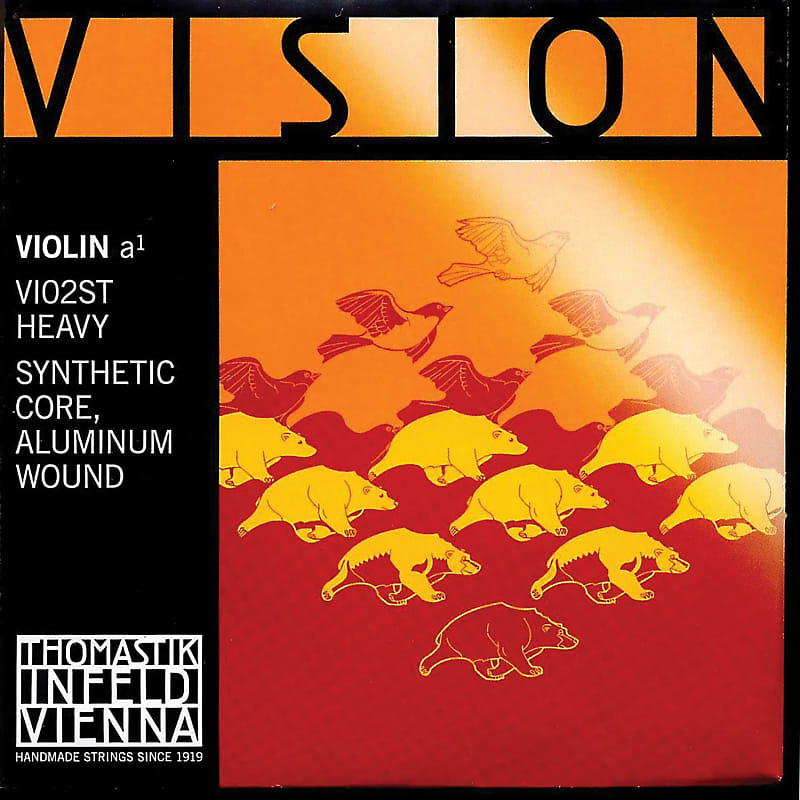 Thomastik Thomastik Vision 4/4 Violin A String - Thick(Stark) Gauge - Aluminum/Synthetic image 1