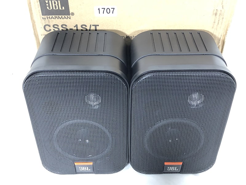 JBL CSS-1S/T Compact 2 Way 100V/70V/8-Ohm Loudspeaker #1707 (PAIR