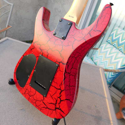 Video! Stinger by C. F. Martin & Company Super Strat- Red Crackle image 10