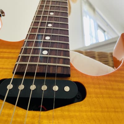 Jackson JS Series JS20 Dinky 2003 - 2004 - Amber Sunburst image 5
