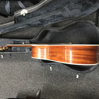 Ibanez Artwood AW-100 acoustic-electric guitar made in Korea 2002 with added fishman matrix infinity pick-up active system with hard case . image 22