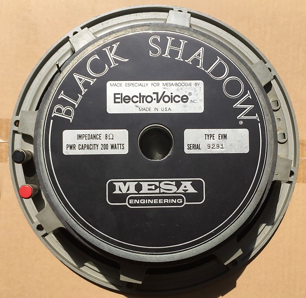 Mesa Boogie Black Shadow Electro Voice EVM 12 L 8 Ohm 12