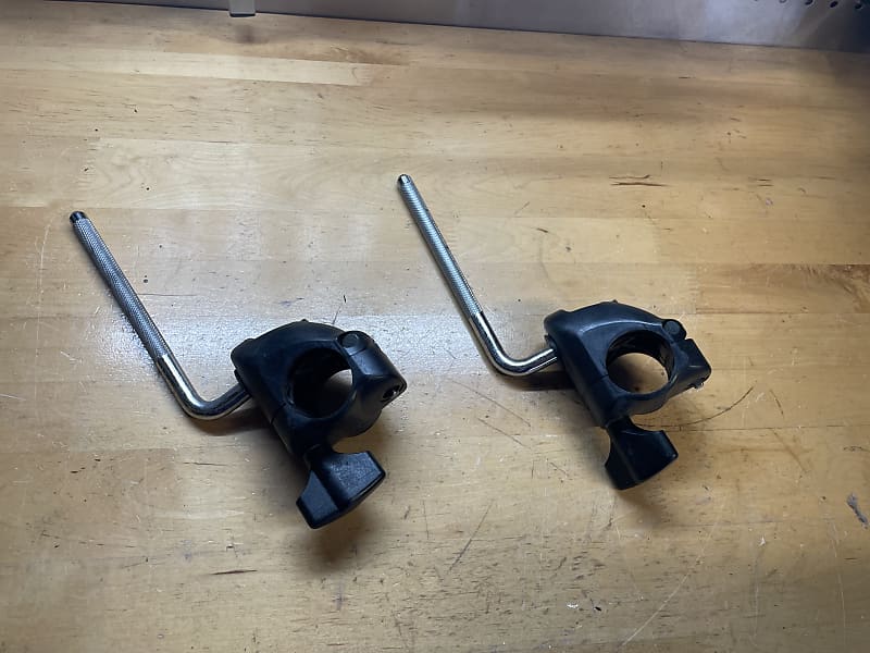 2 Pack Roland Hinged Clamps w/LRods Pad Mounts Reverb