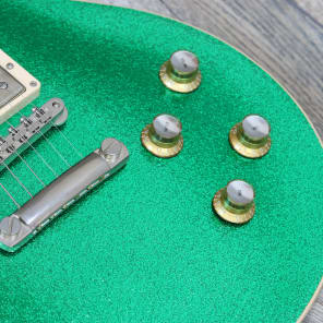 Rare and MINTY! Gibson Les Paul Custom Shop Standard 2008 Vintage Green Sparkle + COA and OHSC image 17