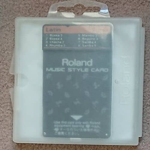 Carte de styles Roland Latin TN-SC2-07 (Roland latin card) image 1