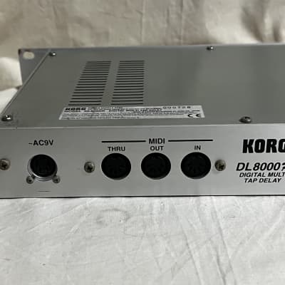 KORG DL8000R Digital Multi Tap Delay Processor w/ power supply 