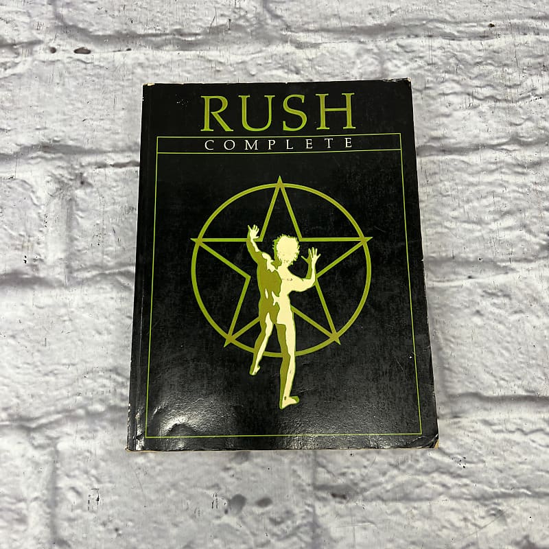 Vintage Rush Complete Guitar Vocal Book with Chord Diagrams | Reverb