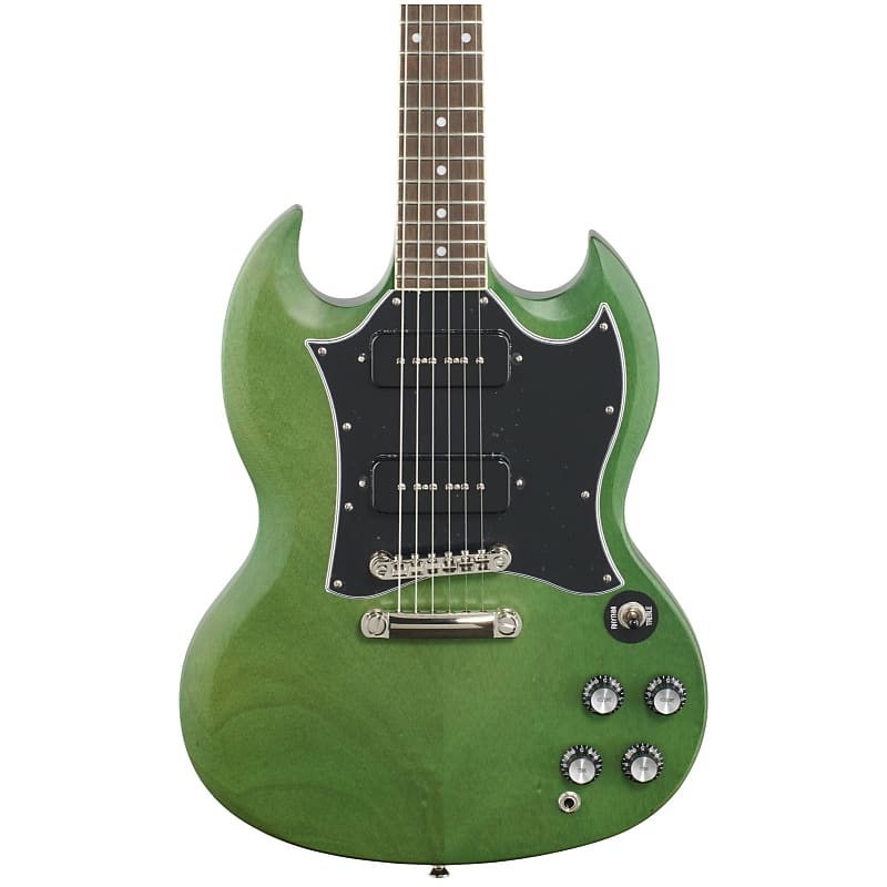 Epiphone SG Classic Worn P90 Electric Guitar, Inverness Green image 1