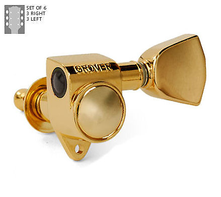 Grover Rotomatic Gold Tuners for Gibson Les Paul Epiphone Style