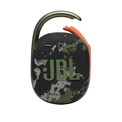 JBL Clip 4: Portable Speaker with Bluetooth, Built-in Battery, Waterproof  and Dustproof Feature - Black (JBLCLIP4BLKAM)