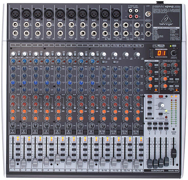 Behringer Xenyx X2442USB 24-Input Mixer with USB and Effects | Reverb