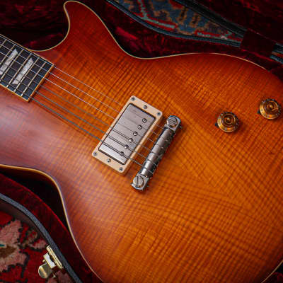 GIBSON USA Custom Shop 58' R8 Les Paul Standard *Hand Picked Top "Iced Tea Burst + Rosewood" (2011) image 2