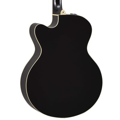 Yamaha CPX600 Acoustic-Electric Guitar (Black) image 2