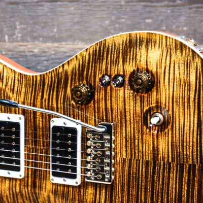 PRS Custom 24-08 10-Top Yellow Tiger 85/15 Pickups Electric Guitar w/Case #0366935 image 7