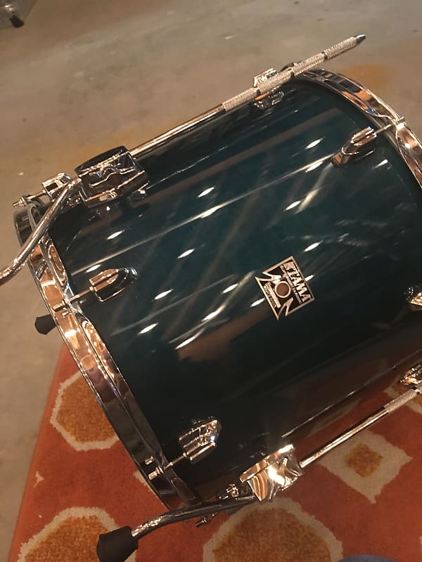 Tama Superstar Classic 16x16 floor tom 2016 Teal stain | Reverb