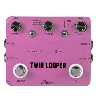 ROWIN LTL-02 Twin Looper and Recording Guitar Effect Pedal