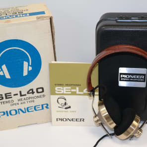 Rare Vintage Pioneer SE-L40 Stereo Headphones - Include ALL Original Packaging Materials image 1