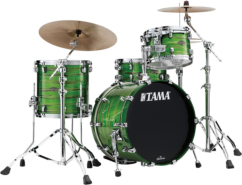 Tama Starclassic Walnut/Birch WBS30RS 3-piece Shell Pack - Lacquer Shamrock Oyster image 1