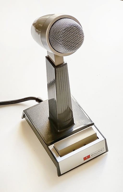 Vintage Shure 522 Ham Radio Desktop Microphone | Reverb