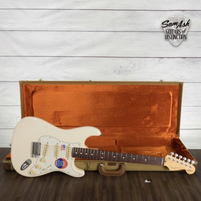 Fender Jeff Beck Stratocaster Electric Guitar Olympic White image 8