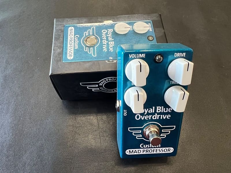 Mad Professor Royal Blue Custom Overdrive Pedal New! | Reverb Canada