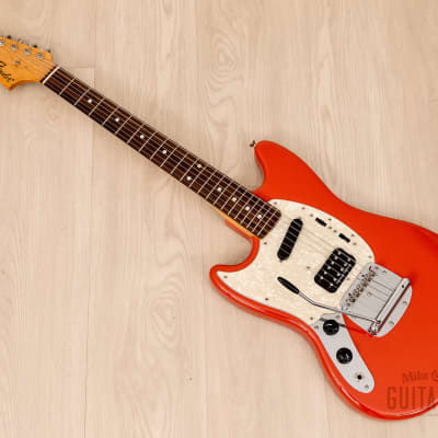 2012 Fender Kurt Cobain Mustang Left-Handed Fiesta Red w/ Seymour Duncan SH-4, Japan MIJ image 11