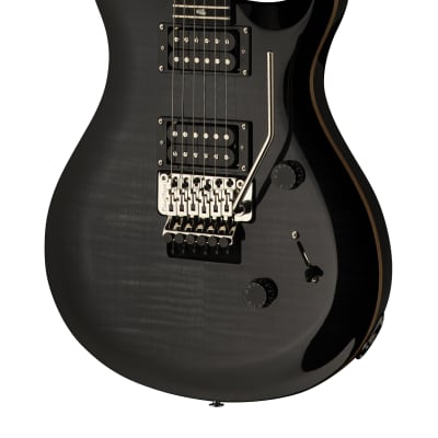 PRS SE Custom 24 Floyd Electric Guitar - Charcoal Burst image 3