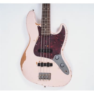 Fender Flea Jazz Bass, Roadworn, Shell Pink image 2