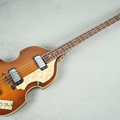 1966 Hofner Violin Bass Sunburst + OHSC image 3