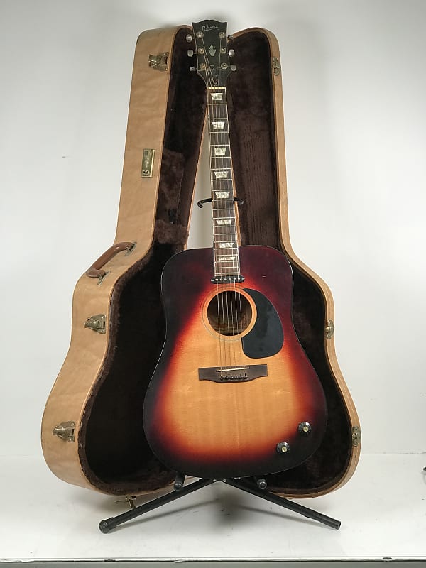 1972 Gibson J-160E Custom (Dark Sunburst John Lennon) image 1