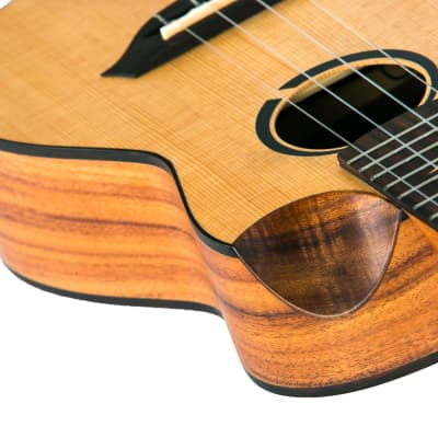 Flight Victoria EQ-A Concert Ukulele New - Spruce image 5