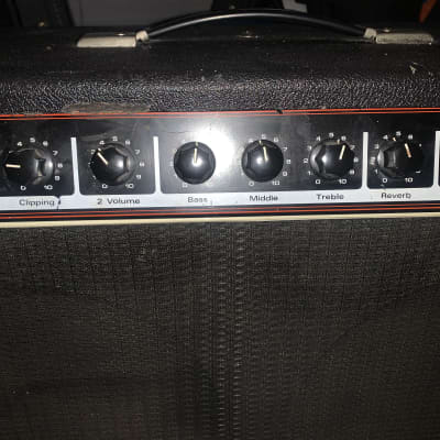 1970s Univox Stage 720 Lead Twin Guitar Amp - Black image 5