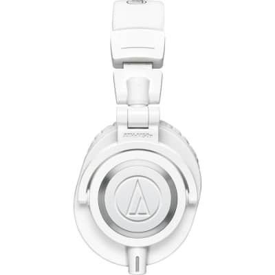 Audio-Technica ATH-M50xWH Professional Monitor Headphones, White image 2
