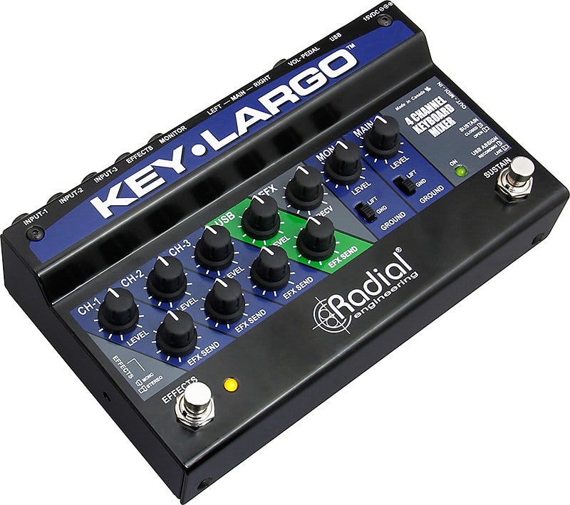 Radial Key-Largo Keyboard Mixer and Performance Pedal image 1