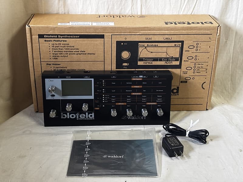 Waldorf Blofeld Desktop Synthesizer SHADOW EDITION w/ box image 1